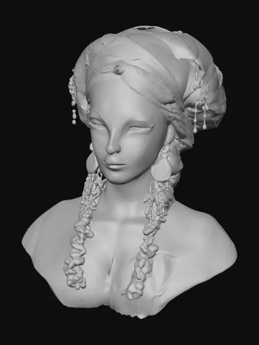 3D model for Elegance in Masquerade