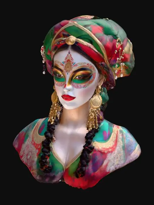 3D model for Elegance in Masquerade