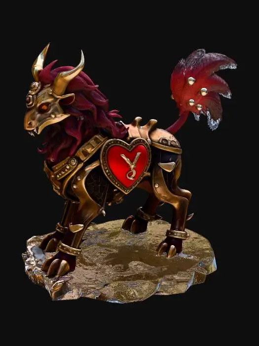 3D model for Majestic Thunderbeast