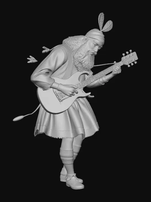 3D model for Folk Rock Fusion