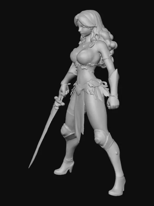 3D model for Roseblade Valkyrie