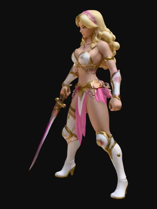 3D model for Roseblade Valkyrie