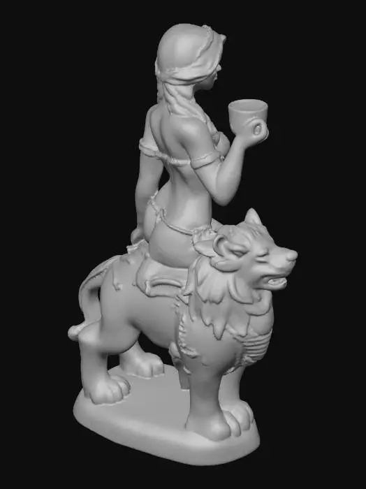 3D model for Tea with the Lion