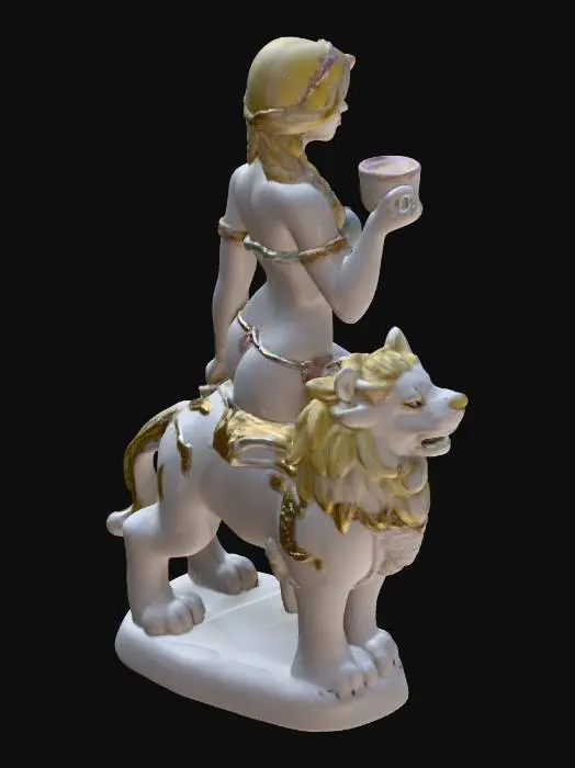 3D model for Tea with the Lion
