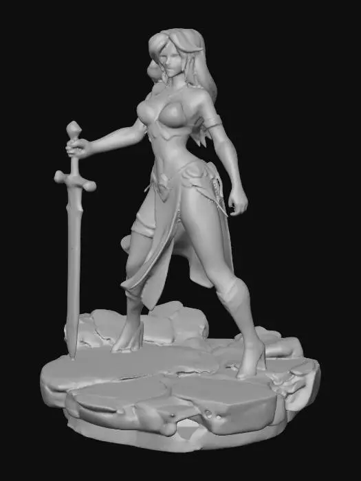 3D model for Kriegerin