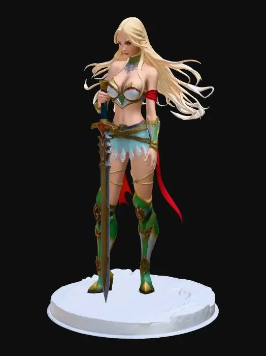 3D model for Kriegerin