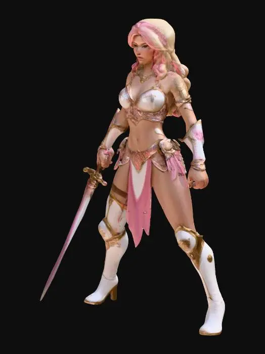 3D model for Roseblade Valkyrie