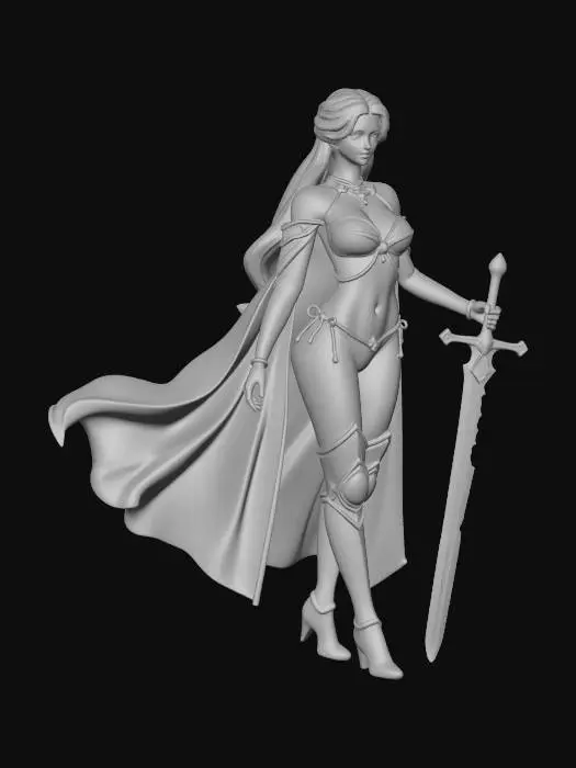 3D model for Aurora Dawnblade