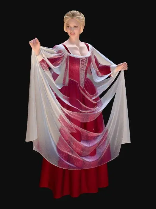 3D model for Crimson Veil