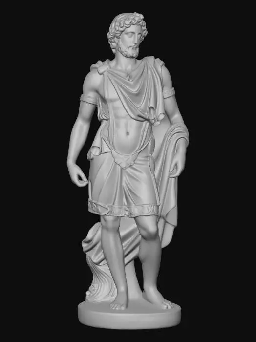 3D model for Draped Warrior