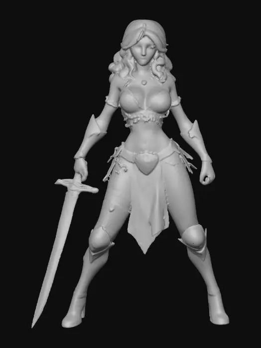 3D model for Roseblade Valkyrie