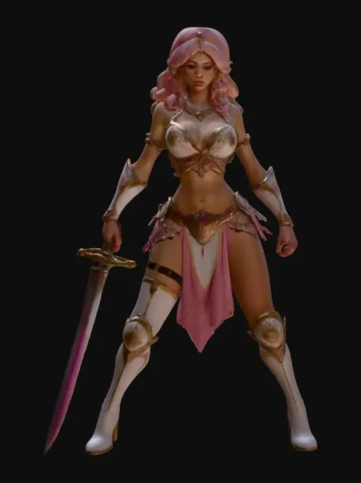 3D model for Roseblade Valkyrie