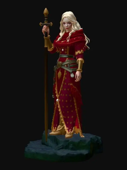 3D model for Crimson Sentinel