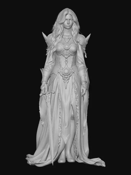 3D model for Kämpferin