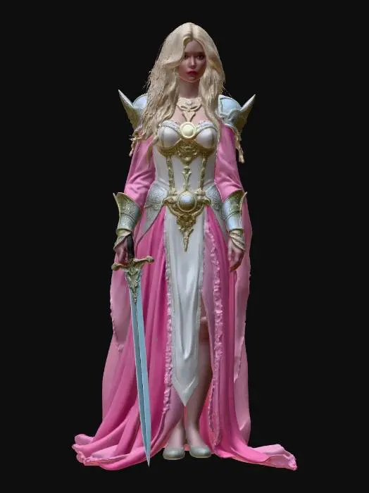 3D model for Kämpferin