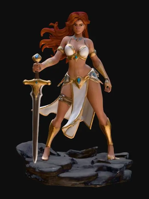 3D model for Kriegerin