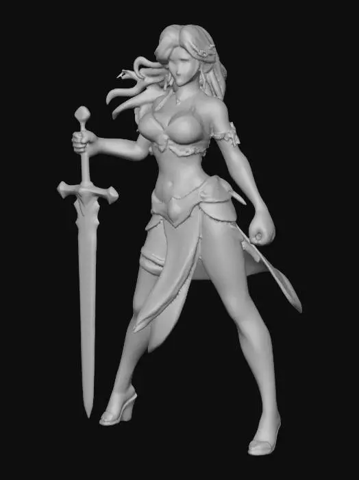 3D model for Crimson Valkyrie