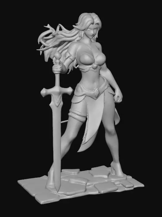 3D model for Crimson Valkyrie