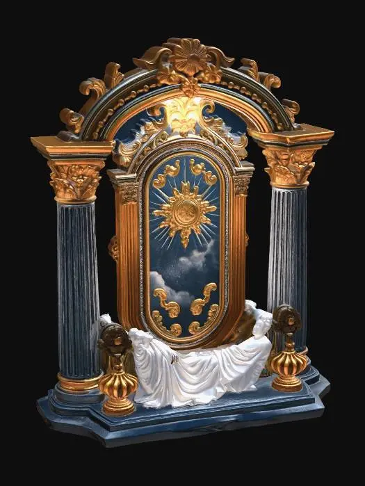 3D model for Moonlit Sanctuary