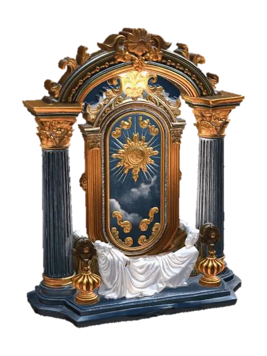Moonlit Sanctuary 3D model, vytvořený pomocí AI