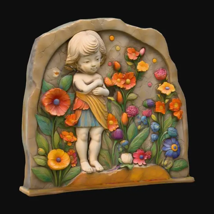 3D model for Cherubic Garden Dreams