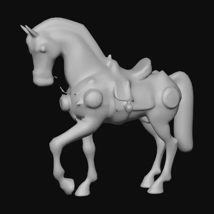 3D model for Steampunk Stallion