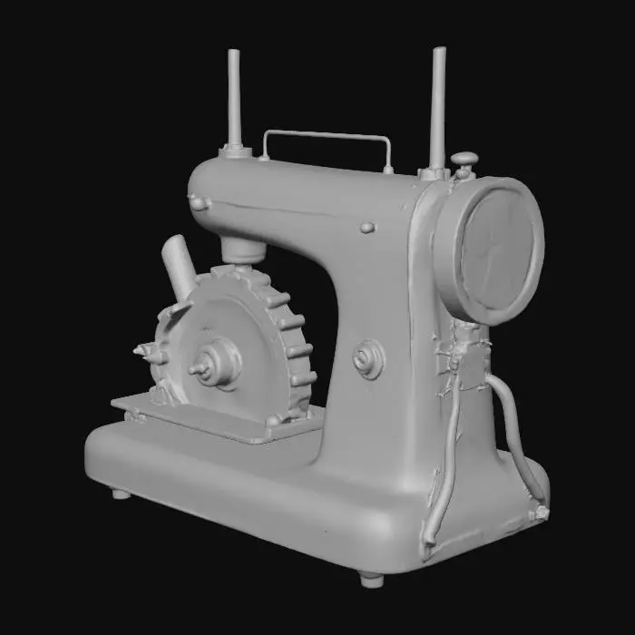 3D model for Steampunk Sewing Machine