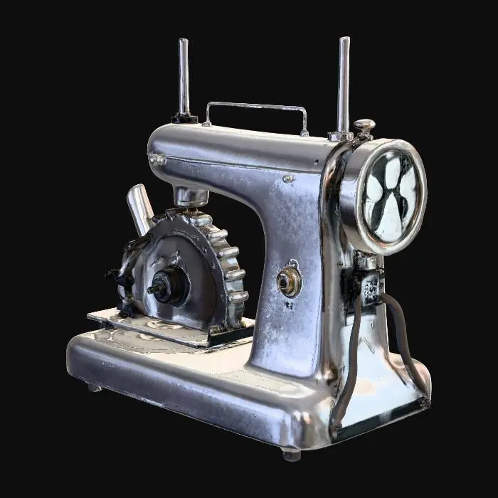 3D model for Steampunk Sewing Machine