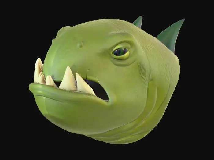 3D model for Grumpy Gatorhead