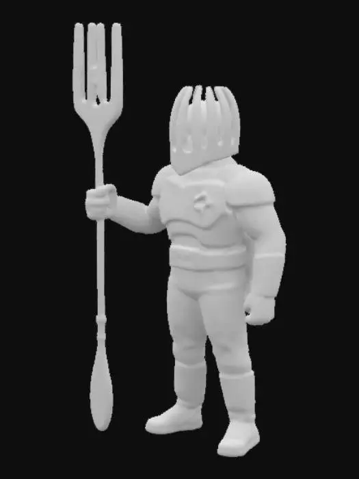 3D model for Fork Knight of the Forest