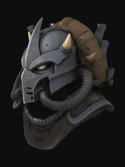 3D model for Warrior of the Wasteland