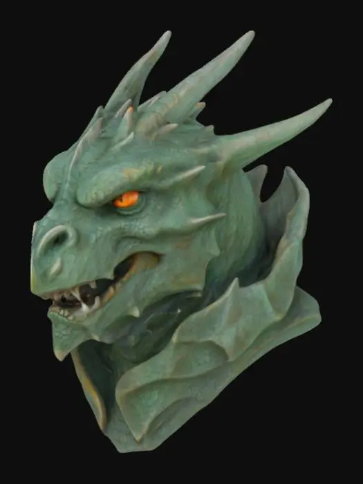 3D model for Guardian of the Emerald Depths