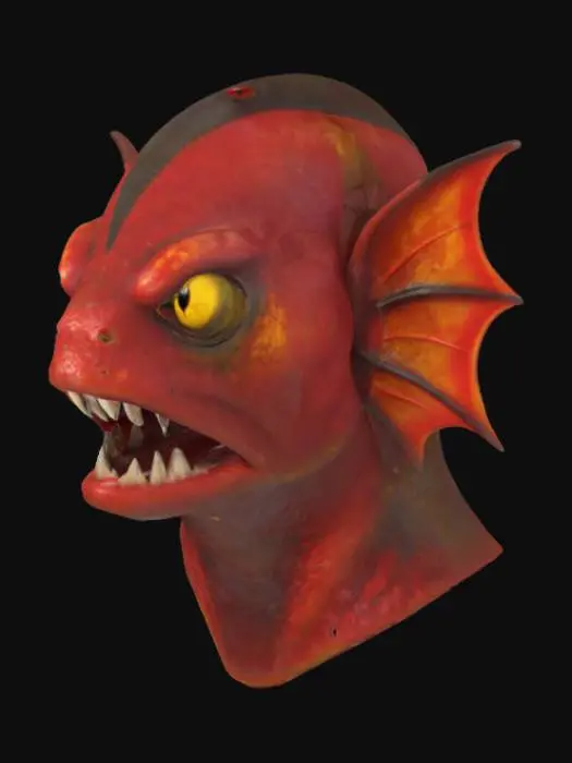 3D model for Red Fury