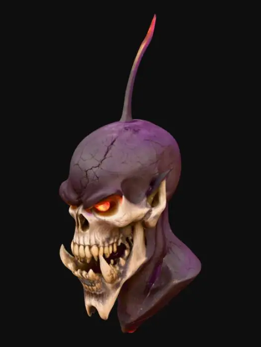 3D model for Inferno Demon Head