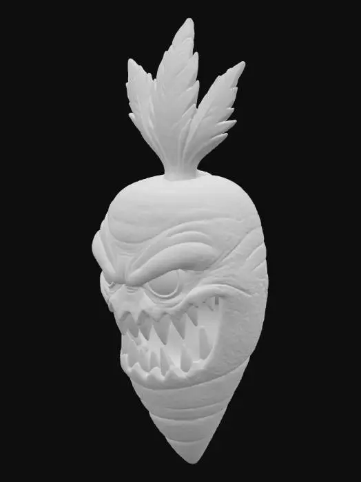 3D model for Carrot Monster
