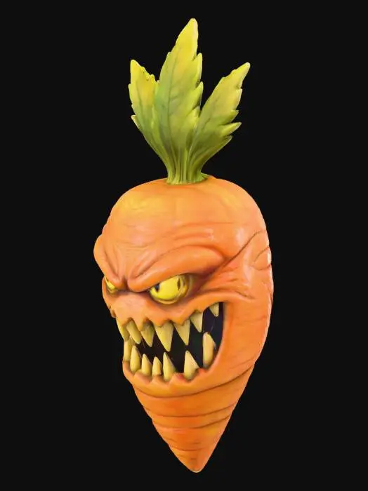 3D model for Carrot Monster
