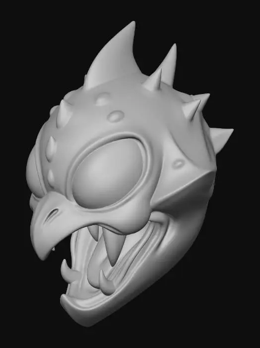 3D model for Spiky Grin