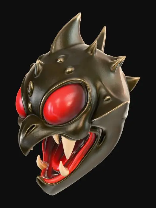 3D model for Spiky Grin