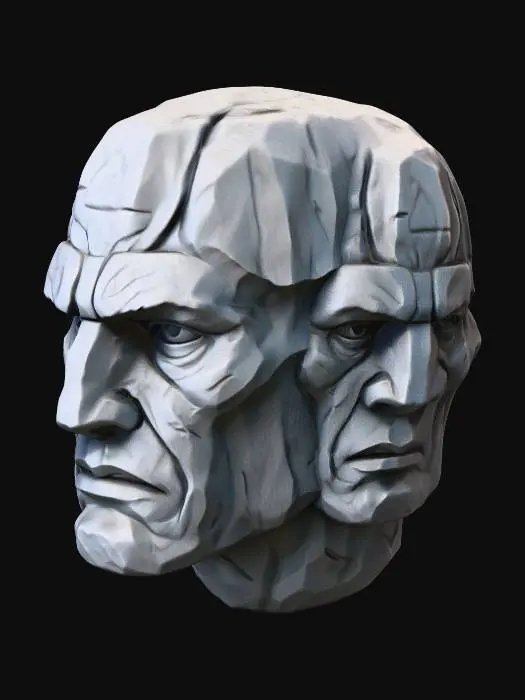 3D model for Triad Stone Faces