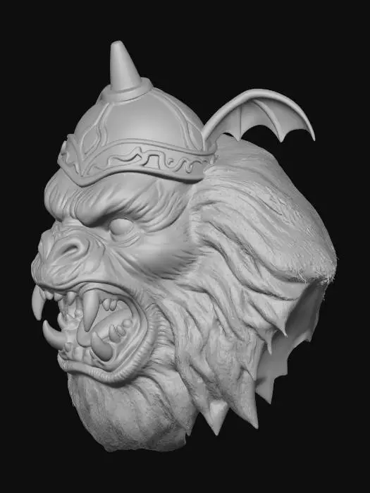 3D model for Fierce Beast Commander