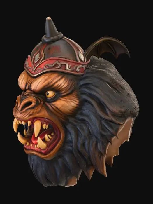 3D model for Fierce Beast Commander