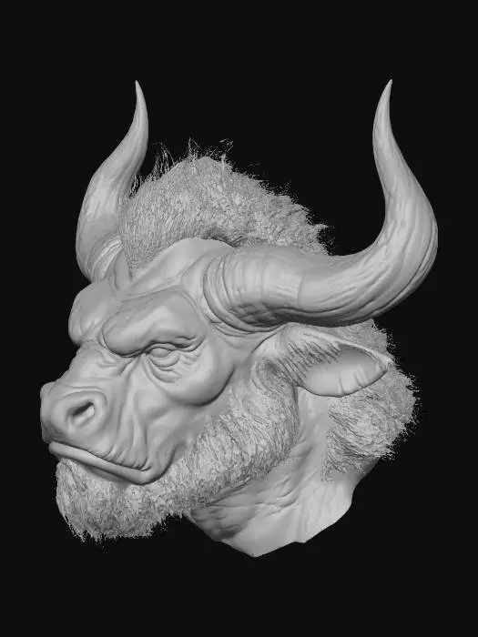 3D model for Minotaur Guardian