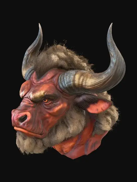 3D model for Minotaur Guardian