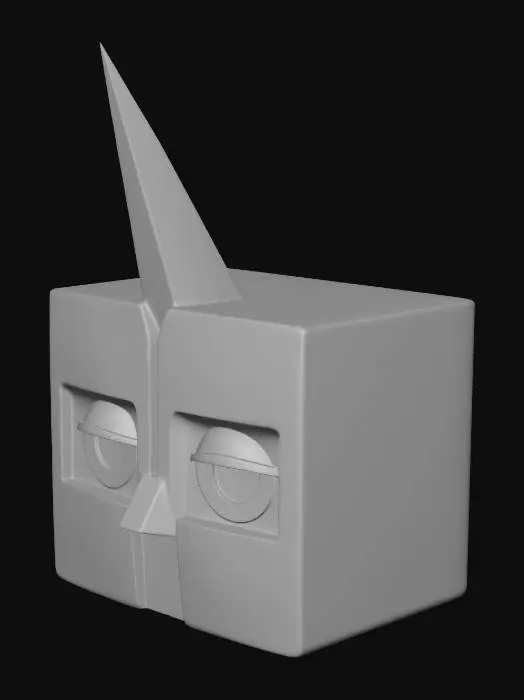 3D model for Cubist Unicorn