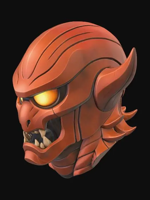 3D model for Crimson Horned Demon