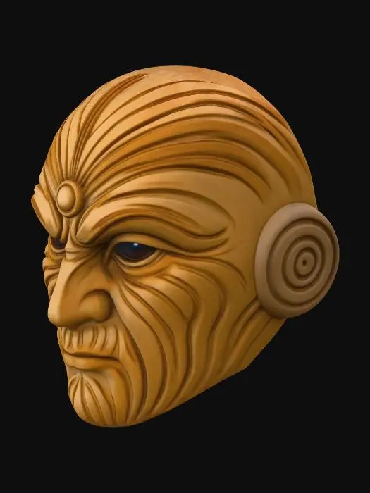 3D model for Grooved Guardian