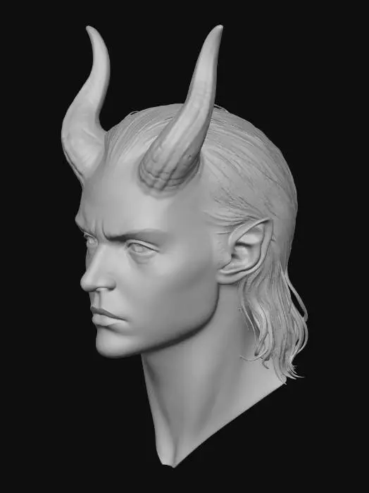 3D model for The Horned Gaze