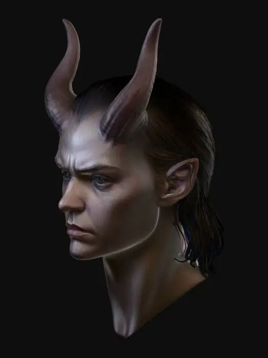 3D model for The Horned Gaze