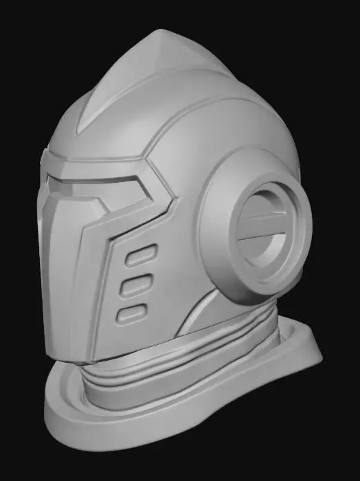 3D model for Cerulean Knight Helmet