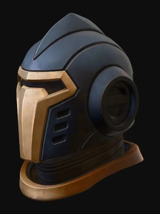 3D model for Cerulean Knight Helmet